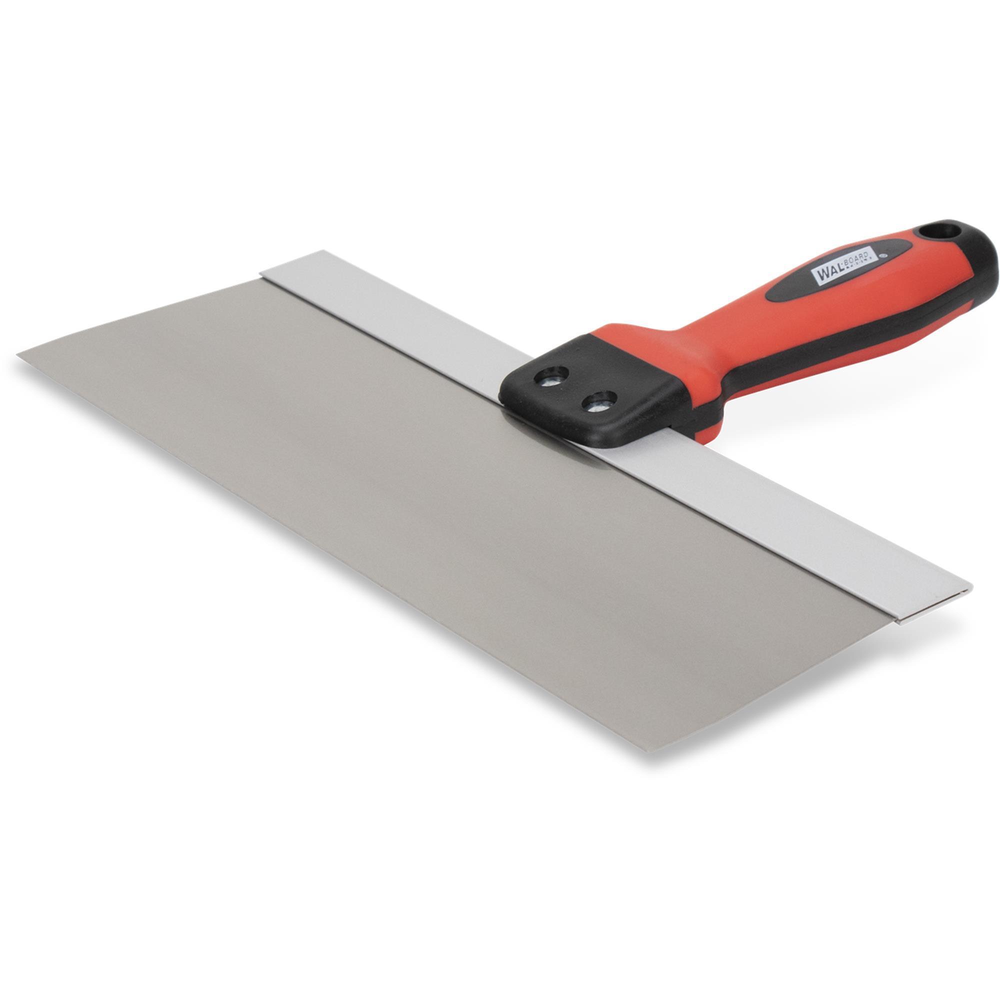 Wal-Board Taping Knife — 12in., Stainless Steel Blade, Soft Grip Handle, Model# 020-042